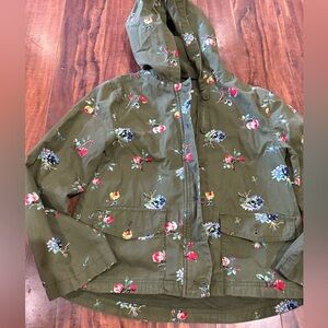 Gap Kids Hooded floral jacket XXL girls